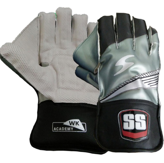 ss academy wicket keeping gloves